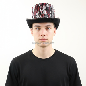 Chapeau de fête à thème d'horreur d'Halloween, style sanglant, avec motif corbeau, pour événements de carnaval et festivals - Product Image 2