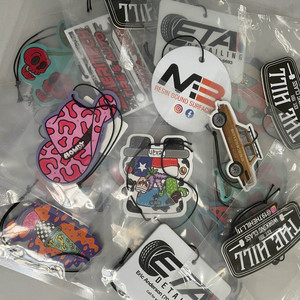 Désodorisant en papier découpé sur mesure avec logo, carte parfumée en gros pour merchandising de marque - Product Image 3