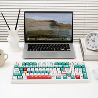 Clavier mécanique ergonomique sans fil Zornher ZH100, montage Gasket, son Mahjong silencieux, touches PBT, pour bureau et gaming