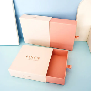 ไมเคิลกล่องของขวัญกระดาษแข็งสีขาวสีชมพูหนา2มม. สำหรับจัดส่งสำหรับเครื่องประดับสร้อยคอต่างหูน้ำหอมลิ้นชักกระดาษเสริม - Product Image 2