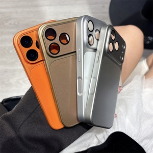 เคสโทรศัพท์มือถือแบบแม่เหล็กสีออริจินัล รุ่น Trend  วัสดุกระจกฝ้า สำหรับ iPhone 17 Air 16 Pro Max  พร้อมเลนส์ป้องกันกล้อง  ด้านหลังแบบด้าน  วัสดุ TPU - Product Image 3