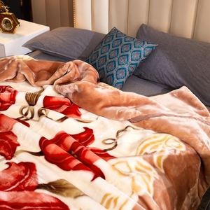 <span class=keywords><strong>Coperta</strong></span> <span class=keywords><strong>Invernale</strong></span> a Doppio Strato in Raschel, Comoda, Calda e Soffice per Letto - Product Image 3