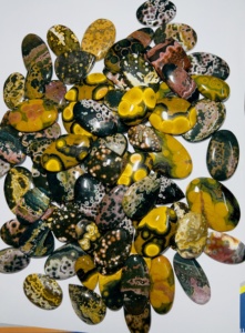 Vente en gros de cabochons de pierres précieuses naturelles magnifiques en jaspe océanique, qualité AAA, mélange opalescent, pour bijoux, pendentifs et perles - Product Image 6