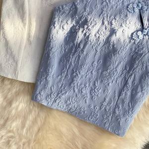 วินเทจแขนกุด<span class=keywords><strong>เสื้อ</strong></span>กลวงออกโครเชต์ดอกไม้Crop Topsฤดูร้อนเกาหลีElegant<span class=keywords><strong>เสื้อ</strong></span>แฟชั่นผู้หญิงใหม่สบายๆสั้นTop - Product Image 5