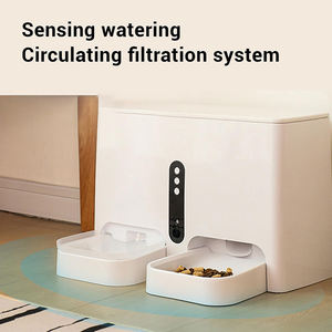 Usine Nouveau Design 2 en 1 Automatique Chat Nourriture Distributeur D'eau Ensemble Smart Timed Alimentation Pet Abreuvoir Mangeoire pour Animaux Chiot Chaton - Product Image 3