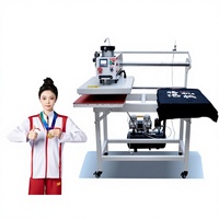 Presse à chaud pneumatique hydraulique semi-automatique à double station et ouverture automatique 16x24 (38x38) coulissante pour l'impression de t-shirts