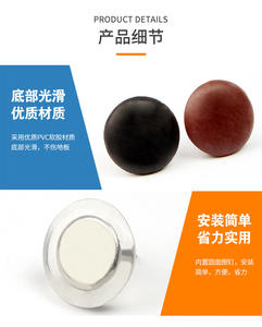 Almohadillas de PVC Engrosadas para Patas de Muebles - Protectores de Patas de Silla Autoadhesivos, Reutilizables, Antideslizantes y Duraderos - Product Image 2