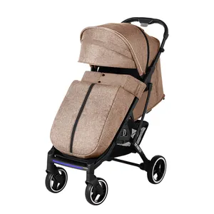 Прямая продажа с завода, Высококачественная безопасная портативная детская коляска, складная коляска для новорожденных
