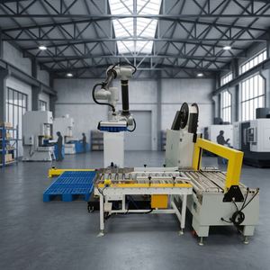 Robot Paletizador Colaborativo de Cartón Fácil de Operar, Motor PLC, Construcción de Acero Inoxidable, Caja de Cambios, Venta al por Menor - Product Image 1