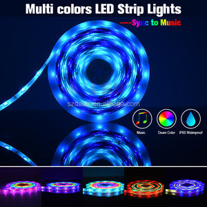 Tira de luces LED RGB de 100 pies, sincronización de música, cambio de color inteligente, tira LED RGB, 30m, 12V, 24V, luces LED para el hogar - Product Image 2