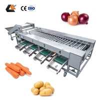 Machine de tri et de calibrage automatique des fruits et légumes, équipement industriel de tri des pommes de terre, des carottes, des pommes, des agrumes