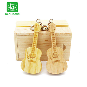 Cadeau De <span class=keywords><strong>vente</strong></span> En Bois <span class=keywords><strong>guitare</strong></span> usb Lecteur <span class=keywords><strong>Flash</strong></span> bâton clé usb personnalisée logo - Product Image 2