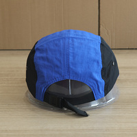 Casquette de baseball structurée unisexe en nylon respirant à cinq panneaux, imperméable et à séchage rapide, de haute qualité pour la vente en gros
