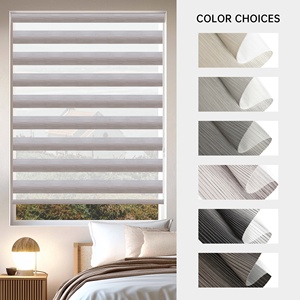 <span class=keywords><strong>ม่าน</strong></span><span class=keywords><strong>ม้วน</strong></span>แบบสอง<span class=keywords><strong>ชั้น</strong></span>ลายซีบร้าสั่งทำพิเศษ  แบบเปิดได้ทั้งด้านบนและด้านล่าง  ผ้าม่านกันเสียงสำหรับหน้าต่าง - Product Image 3