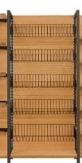 Shan Dong Light Duty Single-Sided Supermercado Gondola Shelving Varejo Comercial Metal Racks para Mercearia Varejo Usado - Product Image 2