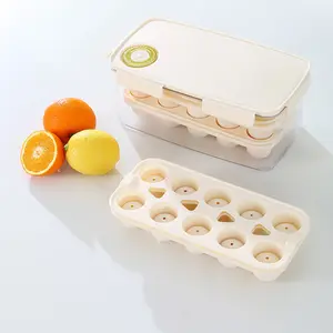 20 griglia palla di ghiaccio stampo più scatola di ghiaccio materiale plastico per uso alimentare può essere impilato per fare scatole di ghiaccio