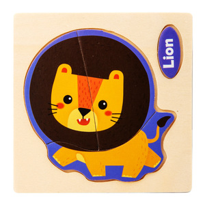 Rompecabezas de Madera con Animales de Dibujos Animados en 3D, Juguete Educativo Montessori para Niños de 8 a 13 Años, Venta al por Mayor - Product Image 5