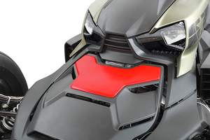 Haut parleur à capuche rouge classique pour Can-Am <span class=keywords><strong>Ryker</strong></span> & <span class=keywords><strong>Ryker</strong></span>, <span class=keywords><strong>accessoires</strong></span> pour édition de rallye, 219400874 - Product Image 3