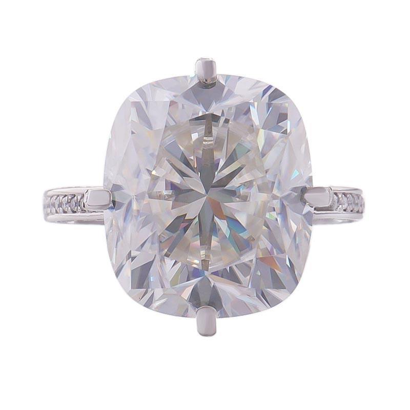 แหวนเพชรโมอิสซาไนต์ทองคำแท้ 10K