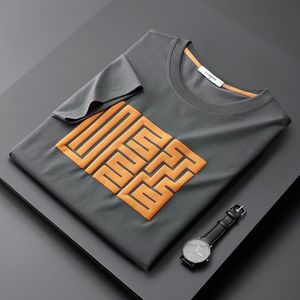 2023 nuevo diseño personalizado de calidad de lujo para <span class=keywords><strong>hombre</strong></span> Camiseta de gran tamaño peso pesado Puff estampado camiseta Coton camiseta de gran tamaño para hombres - Product Image 4