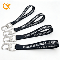Lanière porte-outils personnalisée avec logo, porte-clés et décapsuleur métallique, lanière courte de poignet pour activités de plein air