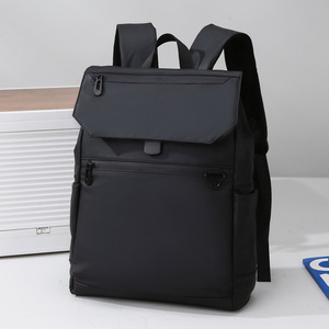 Laptop <b>Backpack</b> Black Waterproof Oxford Cloth Large Capacity Business Travel Unisex Spring 2024 - Product Image 3