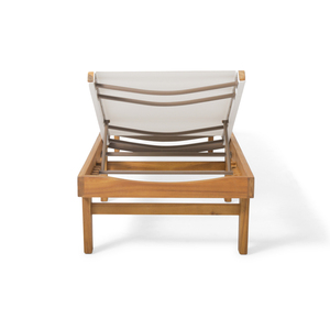 Chaise longue en bois avec dossier réglable, transat <span class=keywords><strong>de</strong></span> jardin, piscine, patio, lit <span class=keywords><strong>de</strong></span> repos pour la cour, la plage, l'hôtel - Product Image 4