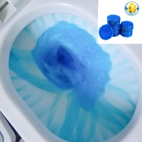 Tablettes solides bleues automatiques de décontamination écologiques jetables de haute qualité, directement de l'usine, pour cuvettes de toilettes, durée 14 jours