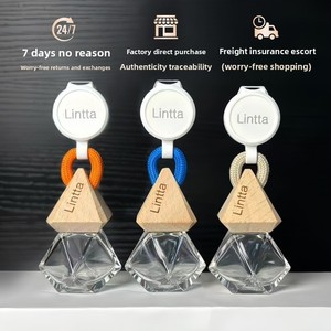 Diffuseur de parfum pour voiture en verre vide, pendentif pour rétroviseur, désodorisant, design élégant, vente en gros, Longlong - Product Image 4