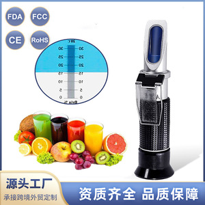 เครื่องวัดความหวานแบบพกพา Xiuyuan 0-32% สำหรับวัดปริมาณน้ำตาลในผลไม้ - Product Image 3