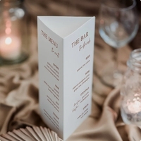 Menus personnalisés pour les mariages Banquets Dîner d'anniversaire-Petites recettes fraîches Carte de siège de table pour invités pour étiquettes d'emballage de mariage