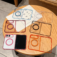Étui magnétique transparent en TPU acrylique 2,0 mm pour iPhone Duo, cadre d'appareil photo anti-jaunissement UV, boutons magnétiques, léger (2300)