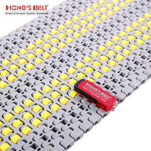 Içecek endüstrisi için Hongsbelt plastik zincir modüler konveyör bant birbirine konveyör bant - Product Image 6