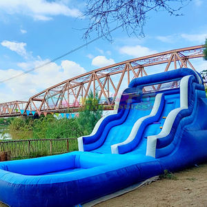 Toboggan aquatique gonflable sec en PVC, toboggan gonflable commercial, toboggan à escaliers, <span class=keywords><strong>piscine</strong></span> pour le plaisir - Product Image 5