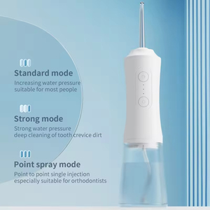 Professioneller Tragbarer Handgehaltener Zahnreiniger Wasserstrahl Kabelloser Mundduscher Elektrischer Wasserflosser für den Haushalt mit 3 Modi - Product Image 1