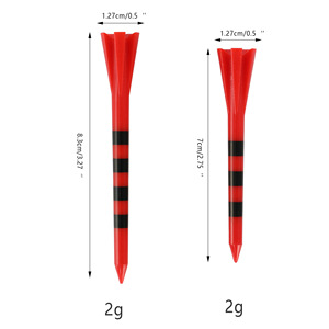 <b>Golf</b> Tee 83mm 70mm Transfer Printed Rocket Head Plastic Tees Durable <b>Golf</b> Course Supplies - Product Image 4
