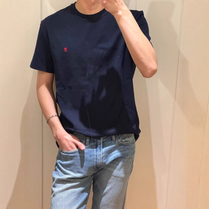 RL Raff American <span class=keywords><strong>Vintage</strong></span> <span class=keywords><strong>T</strong></span>-<span class=keywords><strong>shirt</strong></span> en pur coton respirant pour couple, motif brodé pour homme, <span class=keywords><strong>t</strong></span>-<span class=keywords><strong>shirt</strong></span> à manches courtes ample pour <span class=keywords><strong>femme</strong></span> - Product Image 1
