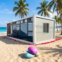 Casa Contenedor Prefabricada Insonorizada de Fábrica, Vivienda Prefabricada Aislada de Doble Piso para Oficina, Alojamiento Temporal para Sitio de Construcción