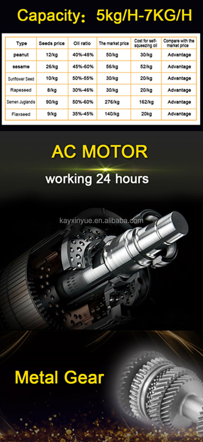 Groundnut oil extraction machine price and black seed oil press machine for sale