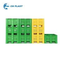 Caisse agricole en plastique maillé robuste, empilable, recyclable, haute résistance, emboîtable, ventilée, pour fruits et légumes, vente en gros