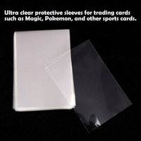 Protège-cartes transparents personnalisés pour cartes de jeu japonaises (100 pièces) – Idéal pour cartes Pokémon