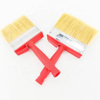 Pinceaux à peinture professionnels de haute qualité avec manche en plastique, pour murs et plafonds, personnalisables, directement de l'usine