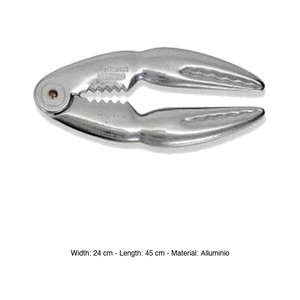 Pinces à homard en aluminium poli de 14 cm - Product Image 3