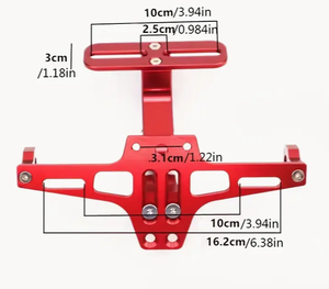 Soporte Universal Ajustable para Placa de Matrícula de Motocicleta, Soporte para Luz de Señal de Giro Trasera, Kits Eliminadores de Guardabarros de Aluminio CNC - Product Image 2