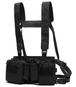 Chaleco Táctico Ligero de Camuflaje Oxford al por Mayor, Correa de Pecho Táctica Multifuncional de Liberación Rápida para Uso en Exteriores - Product Image 1