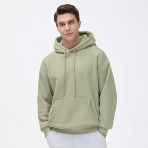 สินค้ามาใหม่ เสื้อฮู้ดดี้โอเวอร์ไซส์ผ้ากำมะหยี่คอตตอน 100% สำหรับผู้ชาย คุณภาพดีเยี่ยม กันน้ำ ราคาสมเหตุสมผล ผลิตในปากีสถาน - Product Image 1