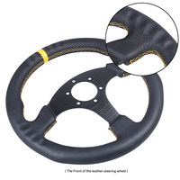 Volant de voiture universel multifonction d'usine pièces automobiles PVC adapté au réglage de voiture à domicile et aux simulateurs de jeu