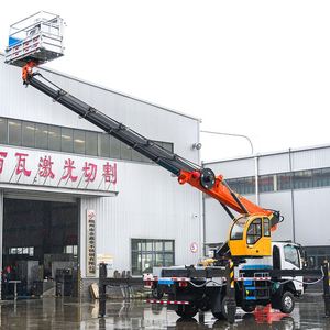 Precio de Fábrica, Camión de Trabajo Aéreo Isuzu KV600 de 33 m con Brazo Telescópico de 7 Secciones para Mantenimiento de Jardines Municipales - Product Image 6