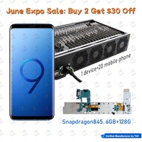 S9+ Robot de Clics Automáticos para Móviles, Caja para Granja de Teléfonos, Utilizado para Automatización de Crecimiento en Redes Sociales como YouTube y TikTok con IA