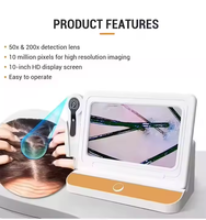 Appareil portable d'analyse capillaire SW avec caméra, instrument de physiothérapie pour usage domestique, analyseur de peau pour le traitement du visage et de la tête